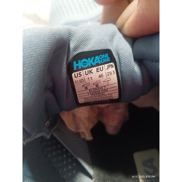 Hoka Arahi 7 Mens Size 11.5D Running Walking Training Athletic Athlete Sneakers - Picture 6 of 9